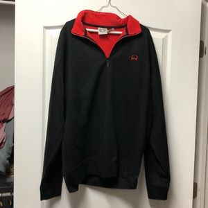 Cinch | Men’s Black Quarter Zip Pullover XL